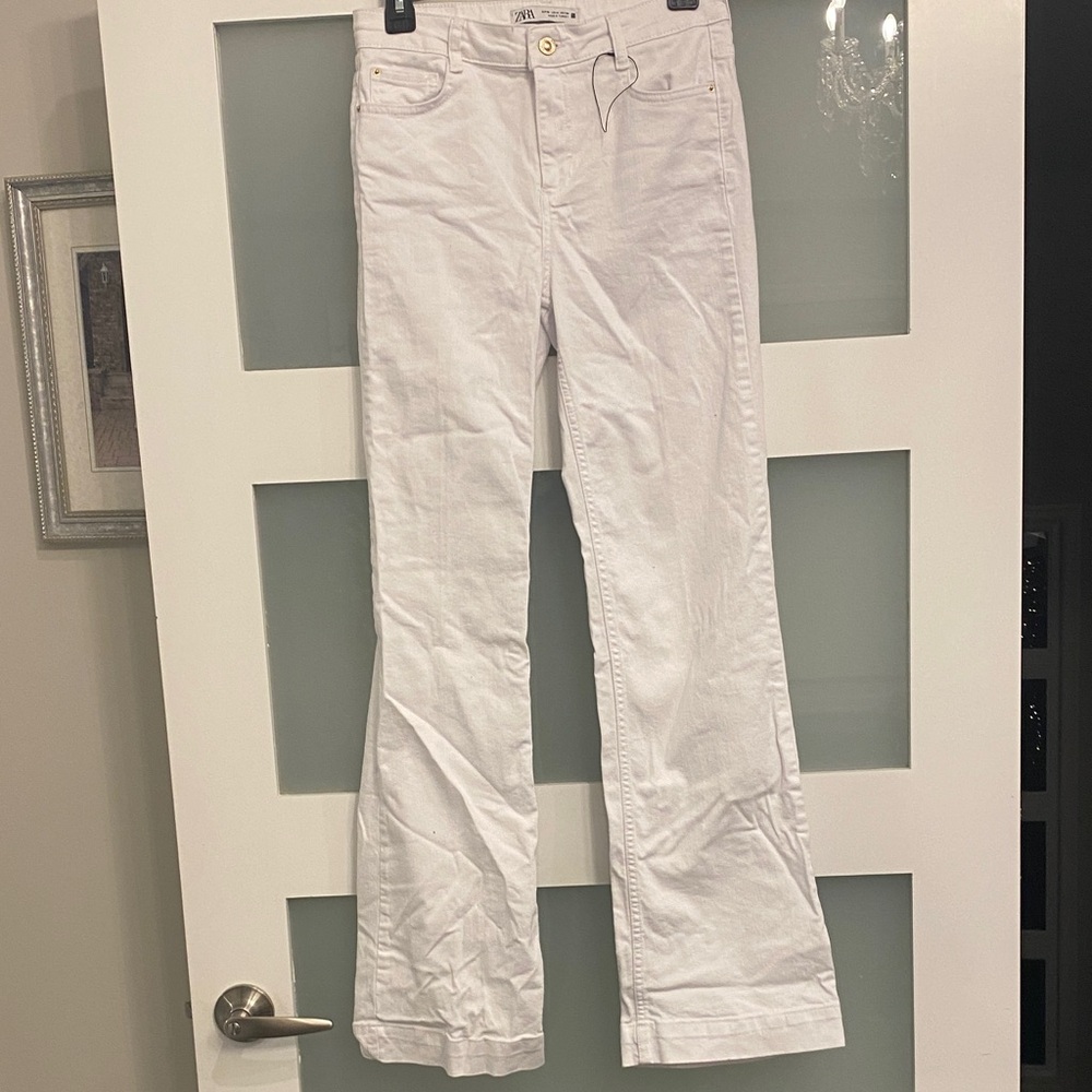 White Flared Jeans